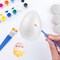 2Pcs 8 Inches White Eggs Easter Party Foam Eggs DIY Painting Solid Eggs Hand Graffiti Foam Shapes Polystyrene Balls for Easter Eggs Decoration Arts and Craft Use